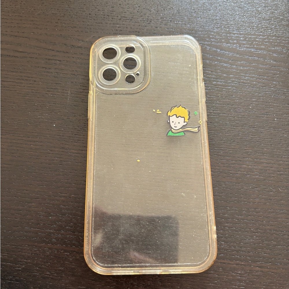 Clear Phone Case with Little Prince Design